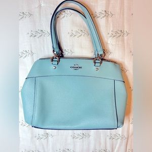 Turquoise Coach (New York) Purse